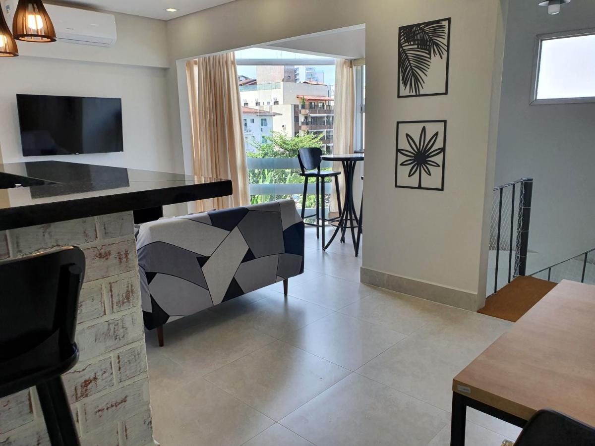 Lindo Duplex Guaruja 2 Quartos A 300 Mts Praia Enseada Dış mekan fotoğraf